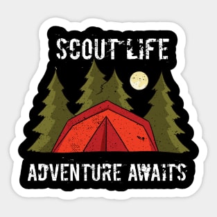 Scout Life - Adventure Awaits Sticker